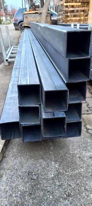 Черни профили 100х100х3, 6 метра дължина.