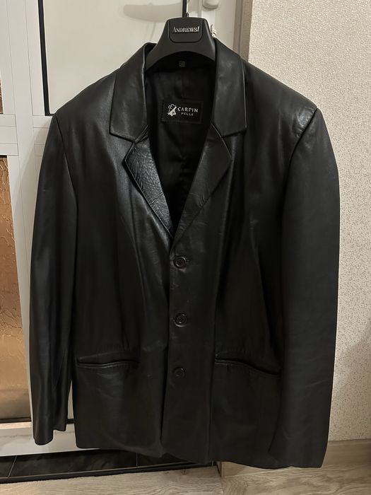 Мъжко сако!Естествена кожа!