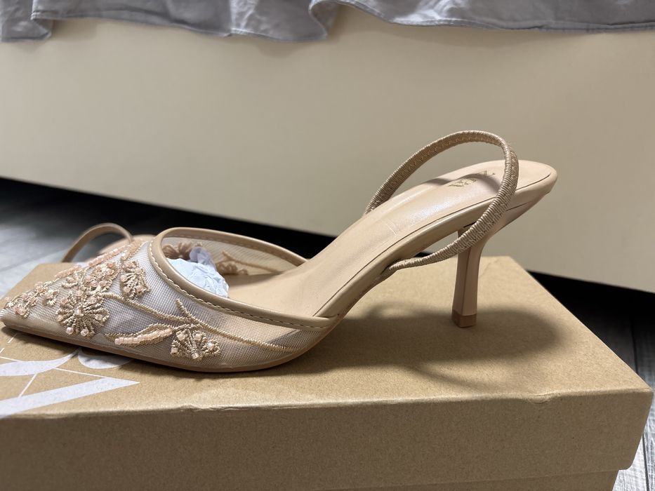 Туфли Zara с удобным каблучком