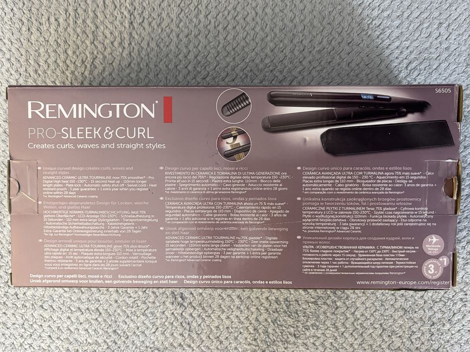 Преса за коса Remington Pro - sleek & curl