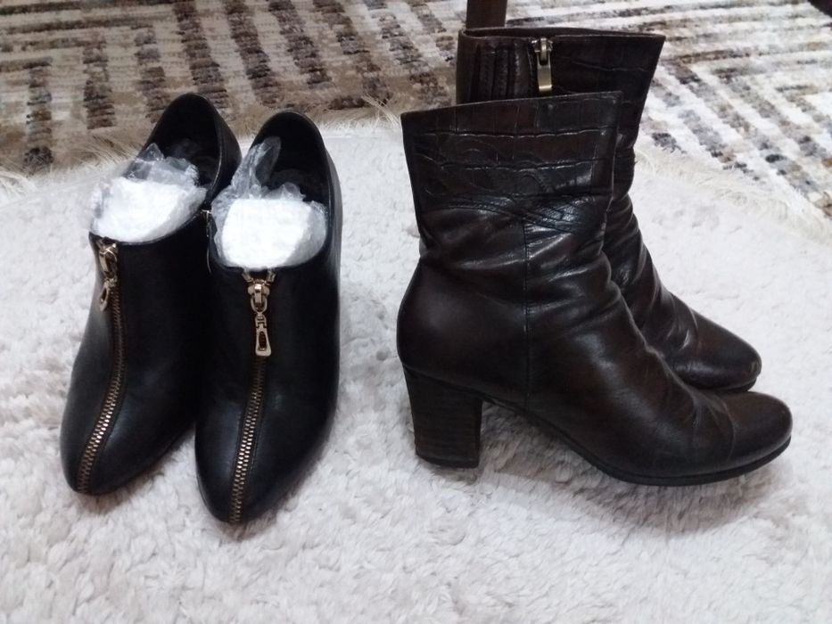 Обувь Туфли, сапоги кожаные, 37 разм.