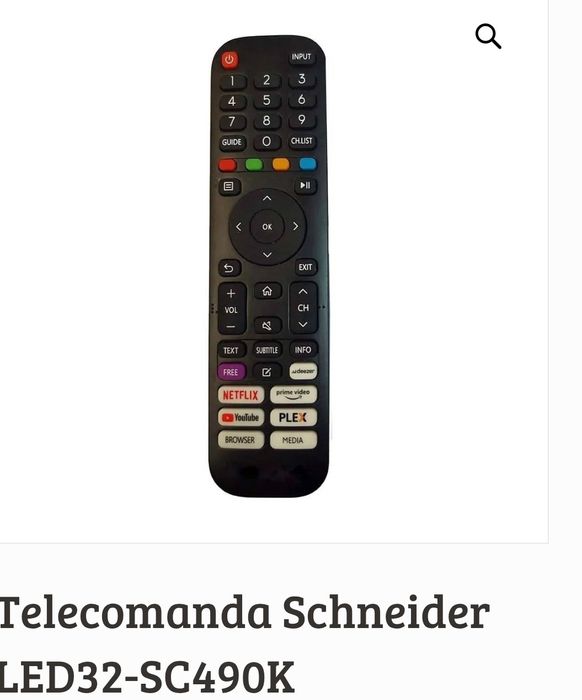 Telecomanda smart tv.si audio