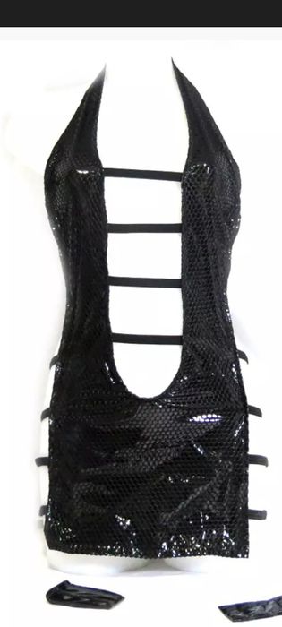 Rochie lenjerie sexy erotica decolteu adanc descoperita lateral XS