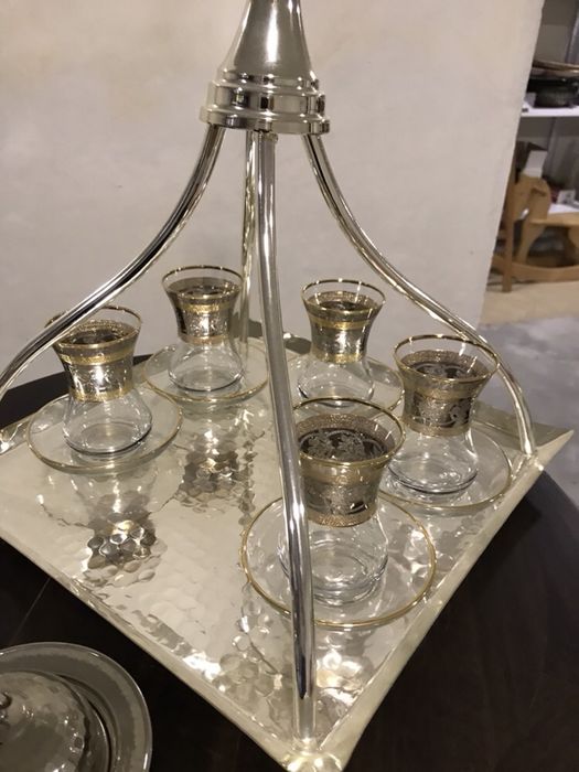 Комплект за чай сребро