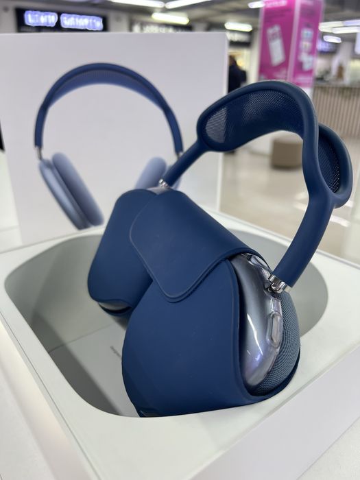 Air Pods Max с каробкой и с кейсом