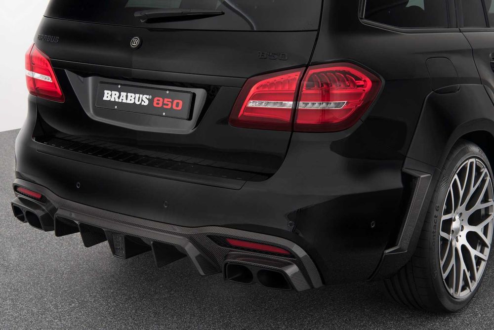 Mercedes GLS 166  накрайници дифузиор Brabus