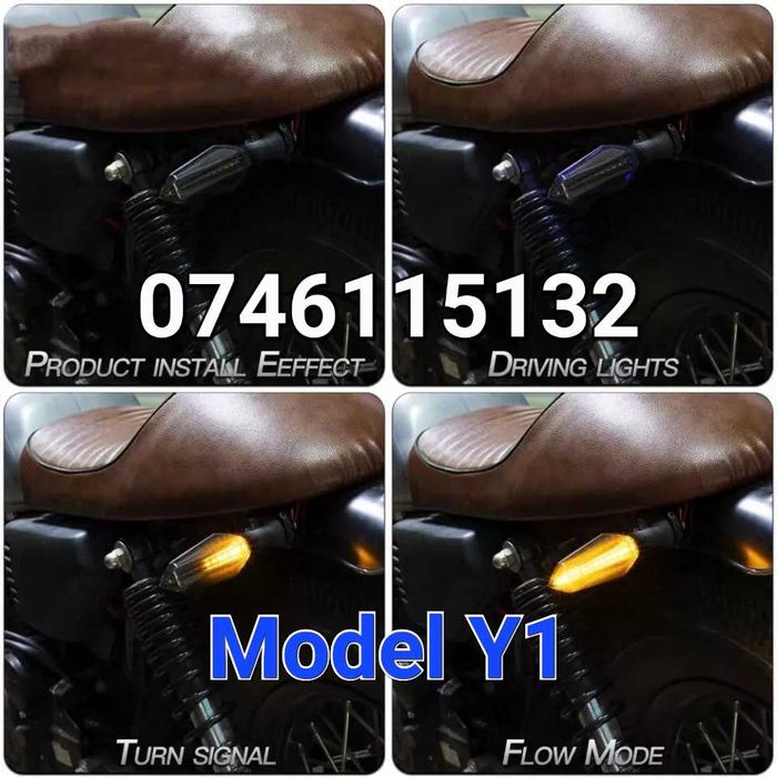 Semnalizare-Semnalizari LED Dinamice-Atv Moto Cross Motocicleta-Y1