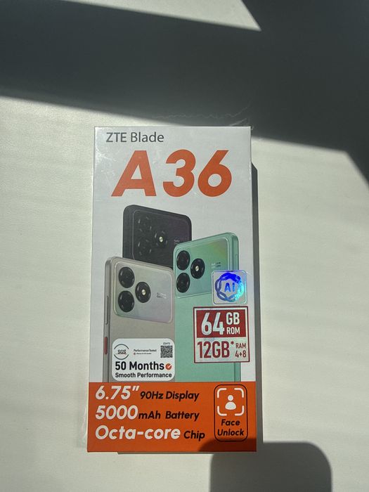 Продам телефон ZTE Blade A 36