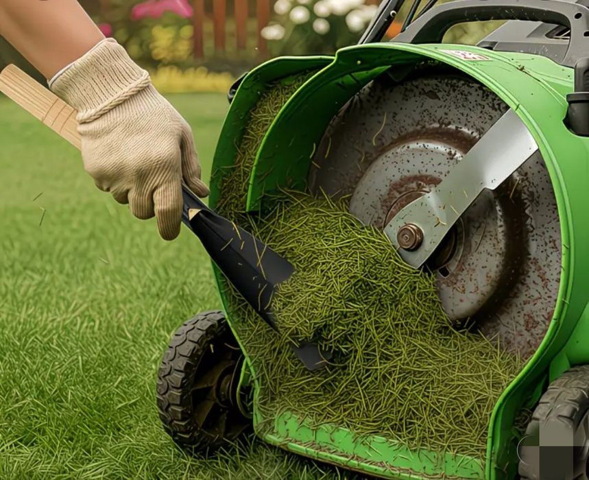 Лопатка за почистване на косачки за трева