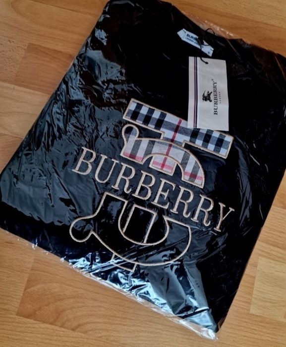 Bluze barbat/bumbac/ Burbbery, diverse mărimi, logo brodat