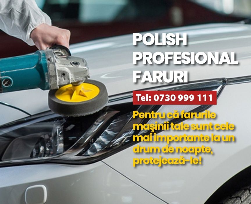 Polish faruri-Folieri auto -Insonorizari auto -Retapitari plafoane.
