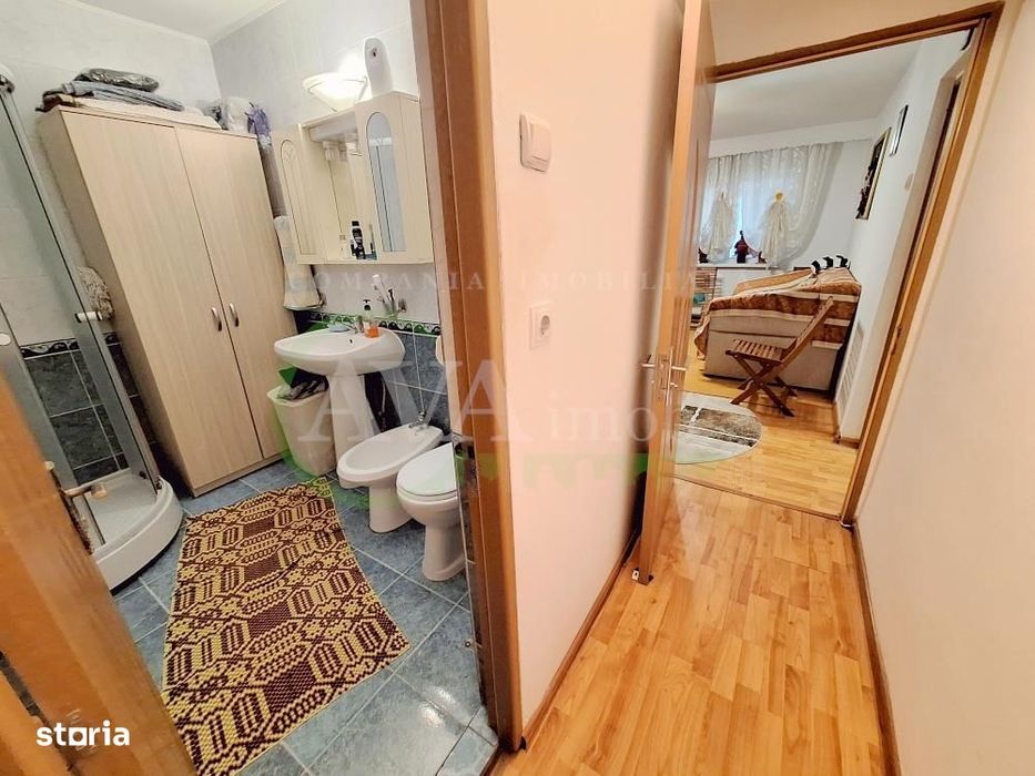 Apartament 2 camere+balcon de 8.5 mp, Mobilat, zona Nord
