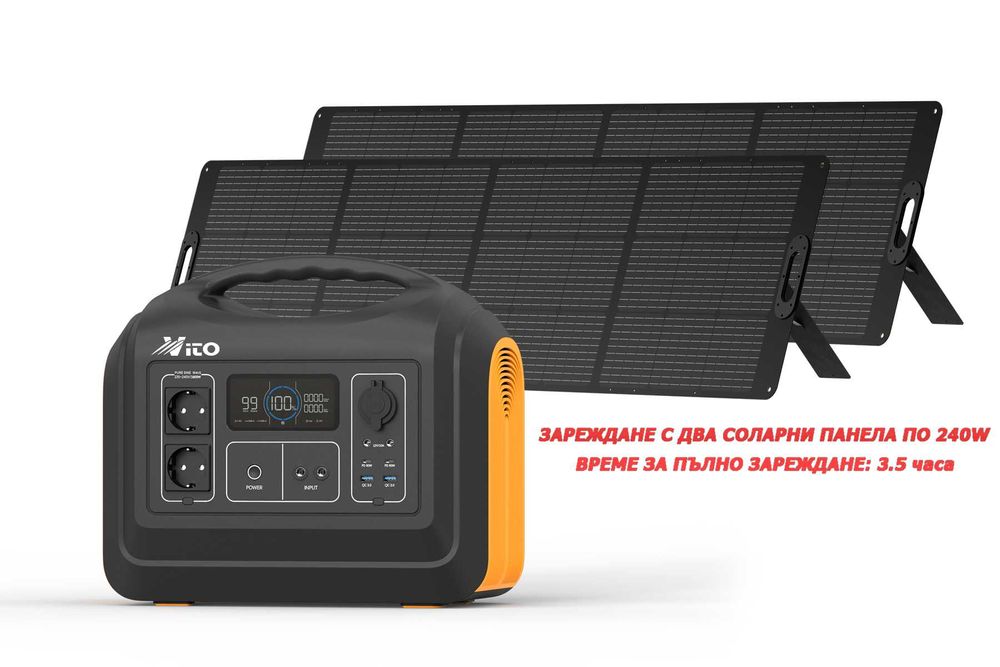 1800W Генератор за ток без гориво VITO UPP 1800 EU Power Station