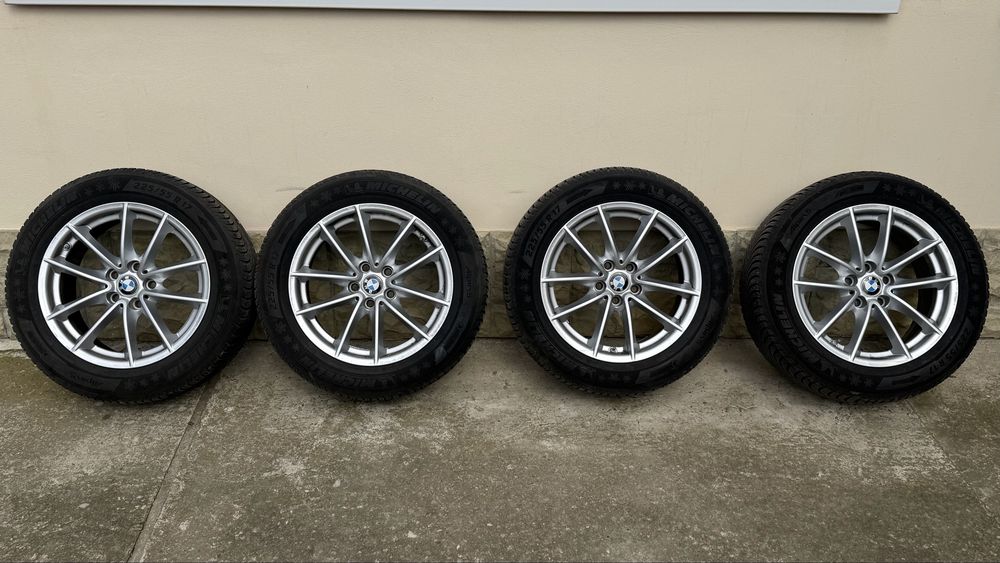 Jante OEM BMW R17 + anvelope Michelin Alpin 5