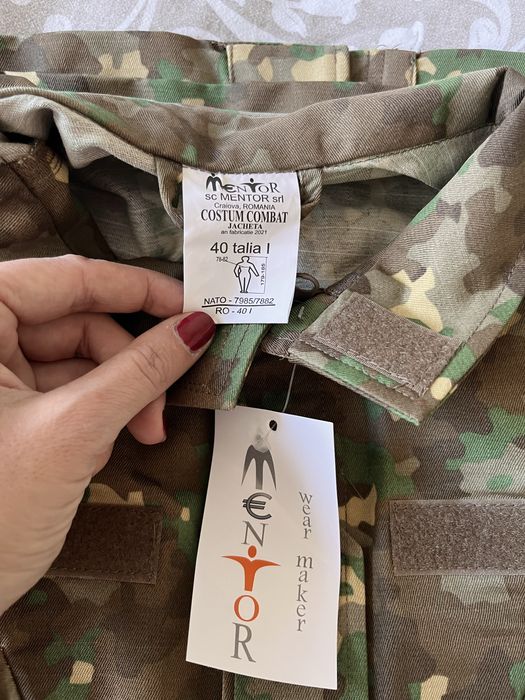 Costum combat 40/1 si bicanci maro piele ms 26(40)