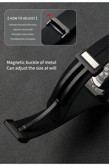 Силиконови каишки с магнит за Apple Watch ULTRA/SE/11/10/9/8/7/6/5/4