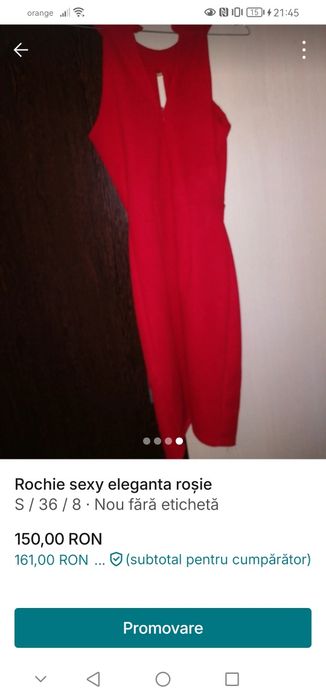 Rochie sexy roșie