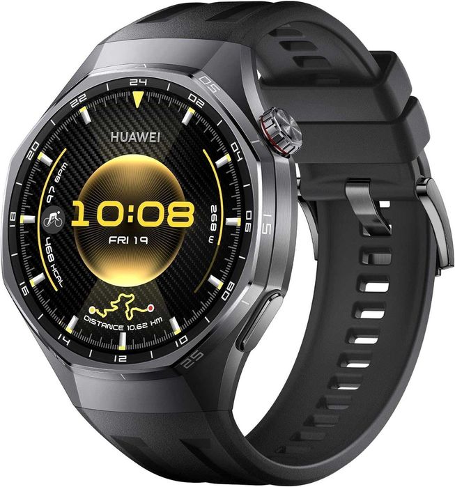 Smartwatch Huawei Watch GT 6 Pro, 46MM, Black Titanium Alloy Case
