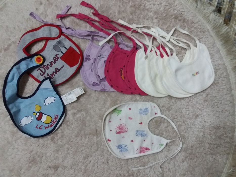 Слюнявчики детские водонепроницаемые Турция!