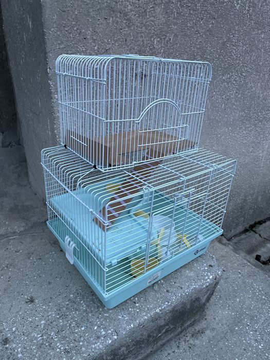 55  cușcă hamster cu două nivele