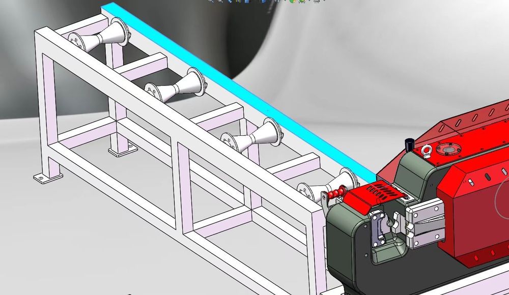 Masina de debitat otel beton UDF 50 BS, ghilotina fier beton