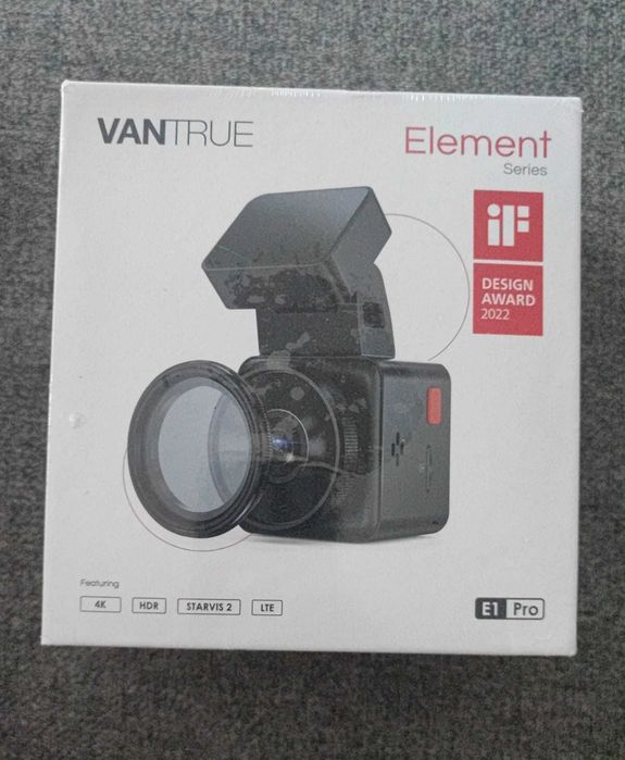 VANTRUE E1 Pro 4K Mini Cameră Auto cu Viziune Frontală, STARVIS 2