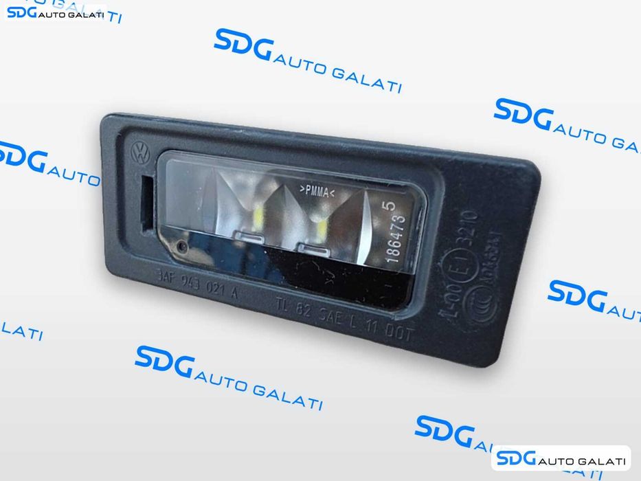 Set Lampi Numar LED Spate Placa Inmatriculare Volkswagen Passat B7 (inclusiv Variant) 2010 - 2014 Cod 3AF943021A [LS1643]