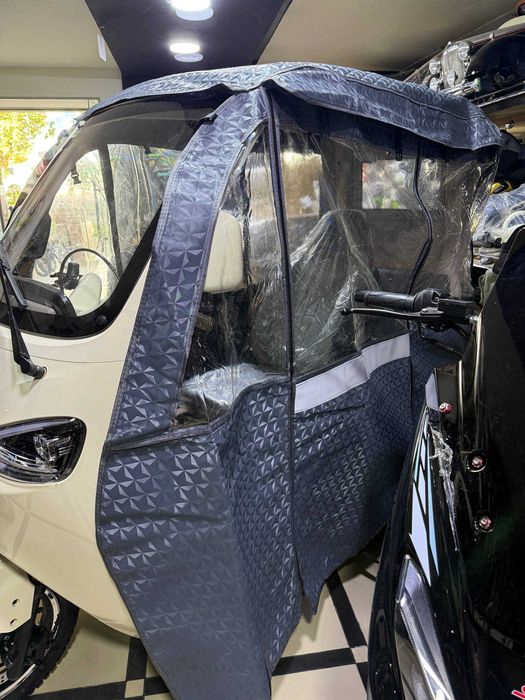 Тент, накидка, дождевик на скутеры, мотороллер, рикша.