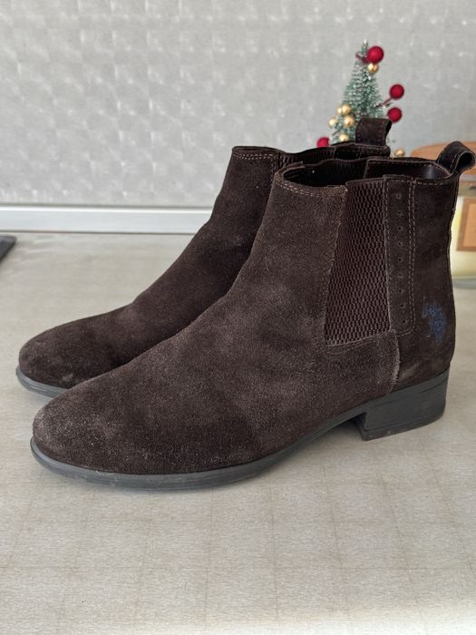 Боти естествен велур US POLO размер 36