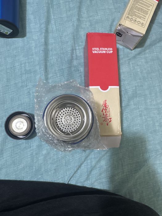 Thermos almastru smart