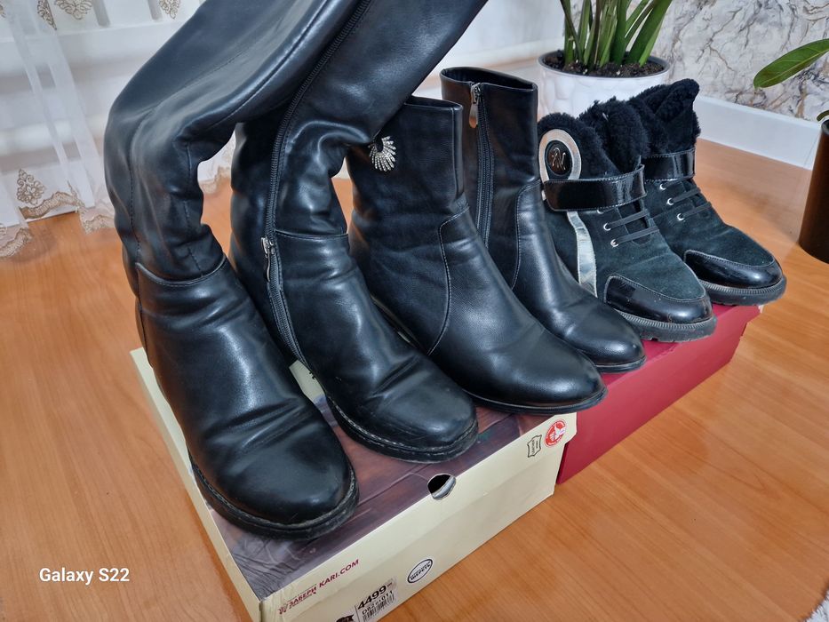 Сапоги женские б/у