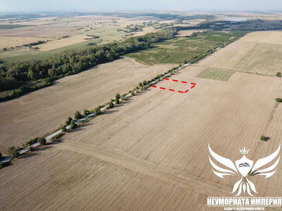 Продавам земя 4000кв. след с.Тополово на първа линия към с.Леново