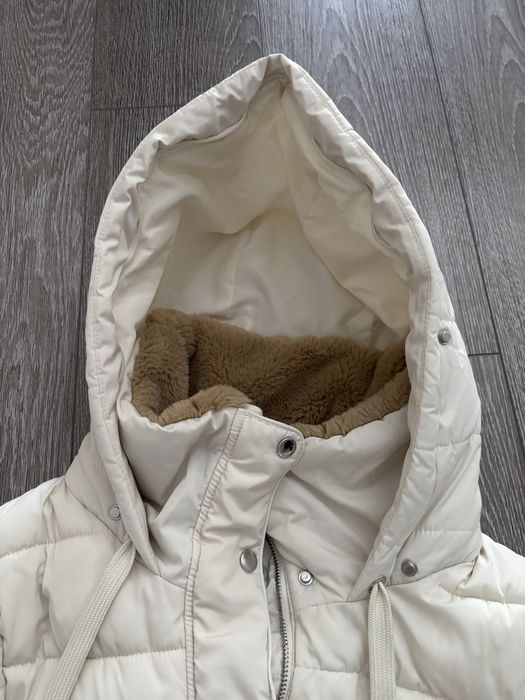 Zara зимно дебело яке екрю M