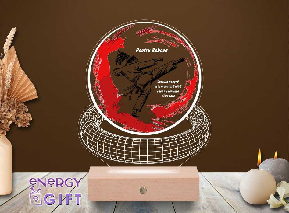 Lampa Led Personalizata – Karate