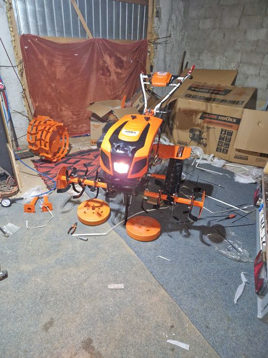 Ruris 118ks cp motocultor plus remorca cu frana