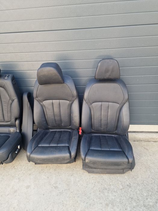 Scaune interior piele neagră bmw x5 g05