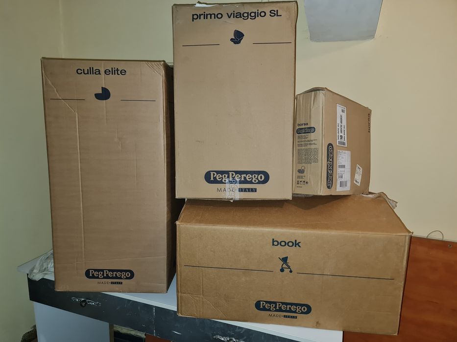 Бебешка количка Peg perego 3 В 1 GRAPHIC GOLD