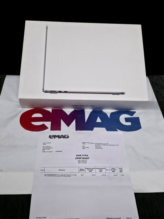 ***256GB MacBook Air 13" m3 Гаранция EMAG 2026г. Space Gray | Сив