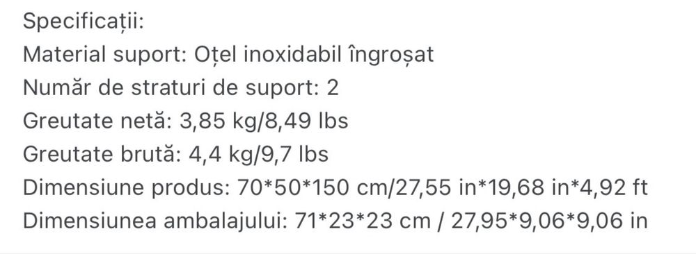 Uscator electric rufe si calcare nou ambalat