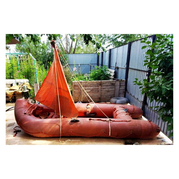 Лодка Авиационная Спасательная с Парусом