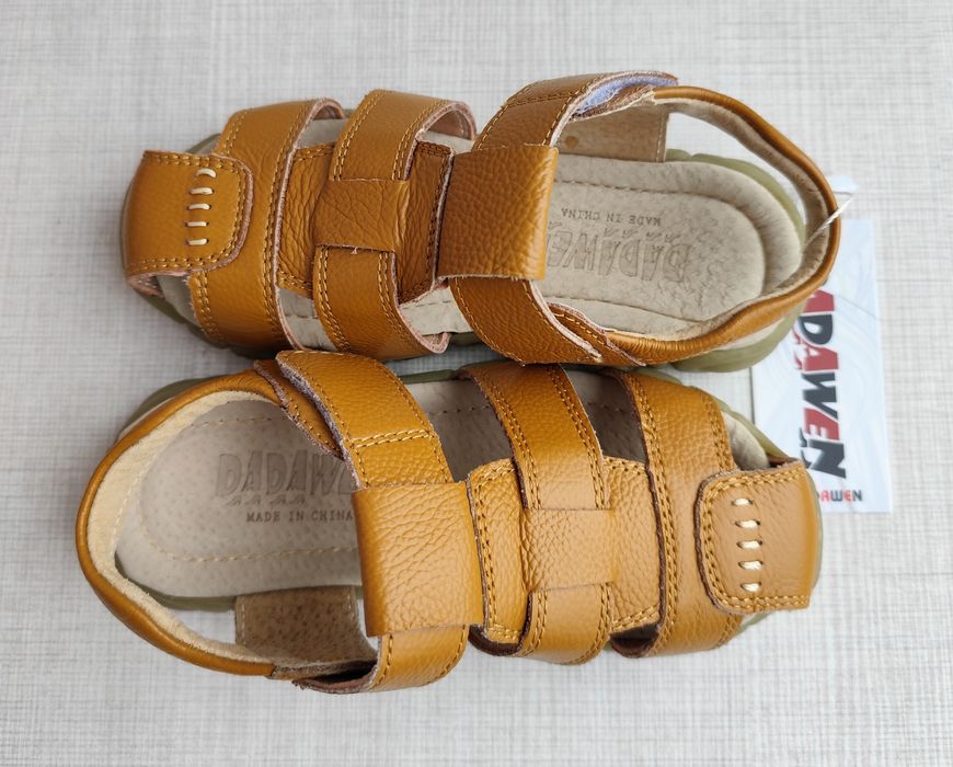 Sandale copii din piele naturală - NOI, mărimea 31 (19 cm interior)