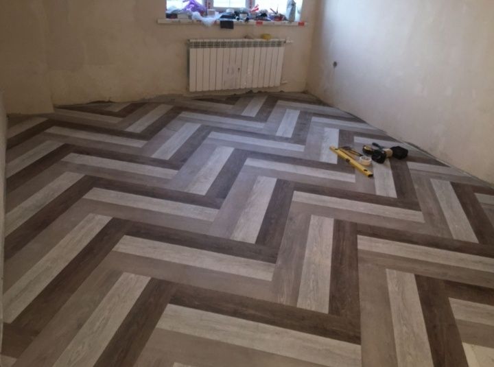 Укладка ламината, паркет