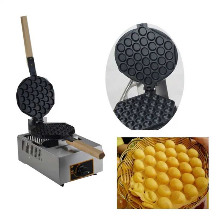 Aparat Bubble Waffle Electric / pe Gaz Nou transport Gratuit