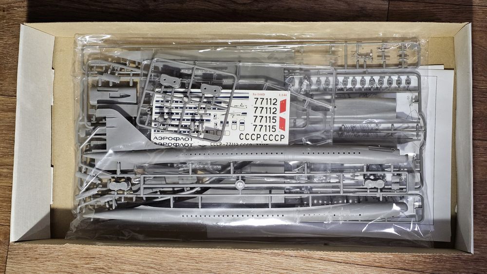 Сборная модель Ту-144 от ICM