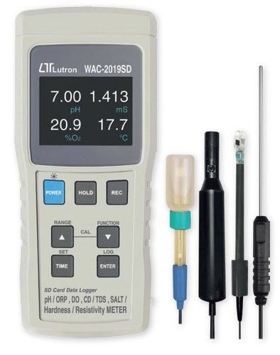 Lutron WAC-2019SD - pH/ORP, DO, CD, TDS, Salt - barchasi bittada!