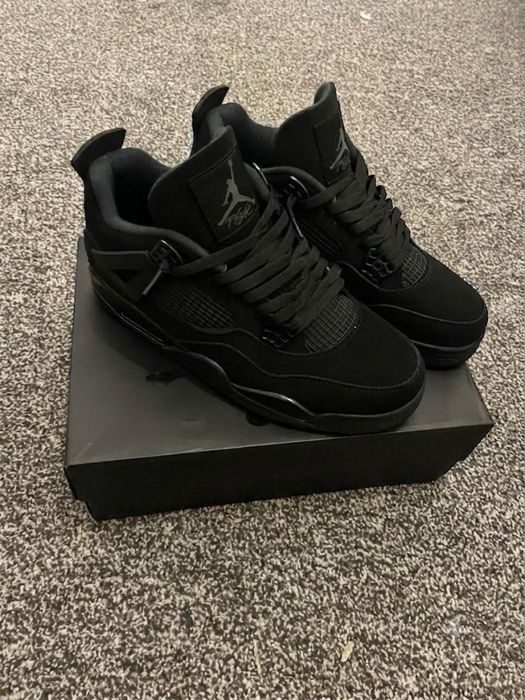 #Pret Redus# Nike Air Jordan 4 Black Cat #Verificare Colet#