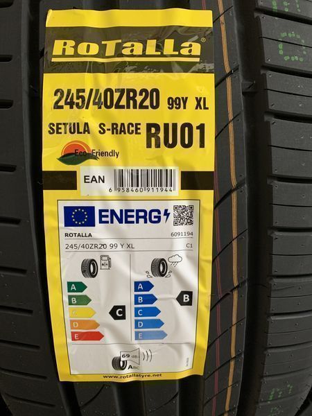 Нови летни гуми ROTALLA RU01 245/40R20 99Y XL НОВ DOT БОРД 2454020