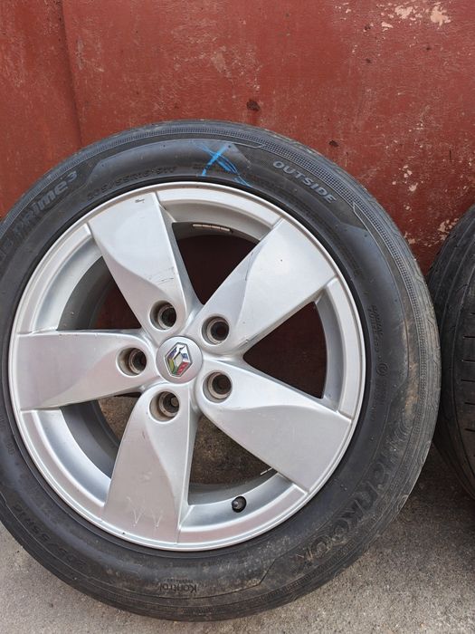 Jante aliaj originale Renault R16 5x114.3 + anvelope 205/55 R16