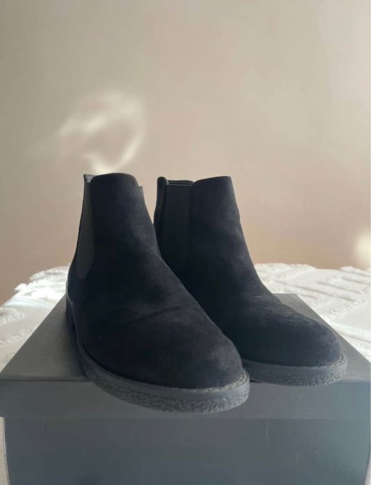 Велурени боти черни 38 номер