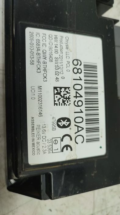 Modul bluetooth 68104910ac Jeep Grand Cherokee WK2 [2010 - 2014]